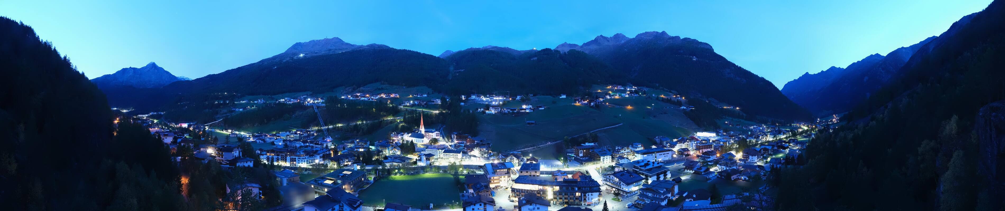 Archiv Foto Webcam Sölden - Ortspanorama