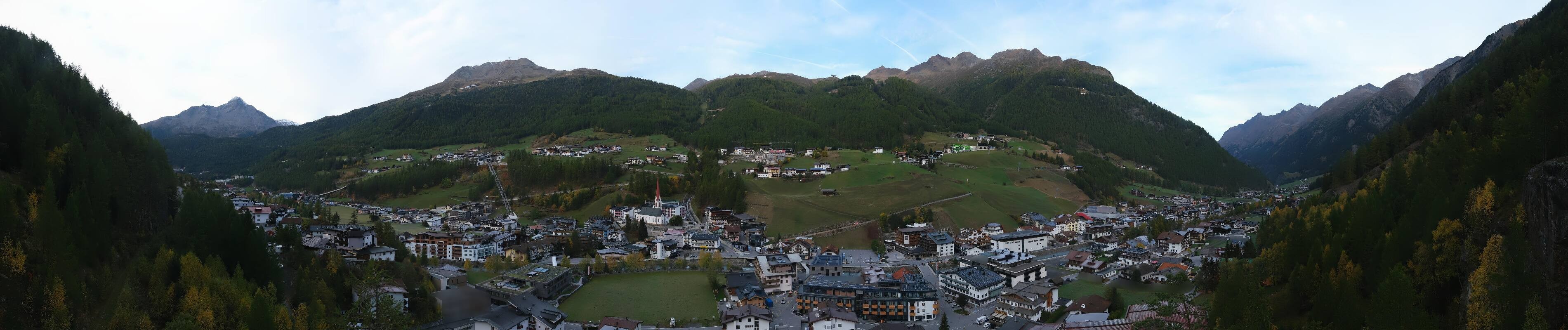 Archiv Foto Webcam Sölden - Ortspanorama