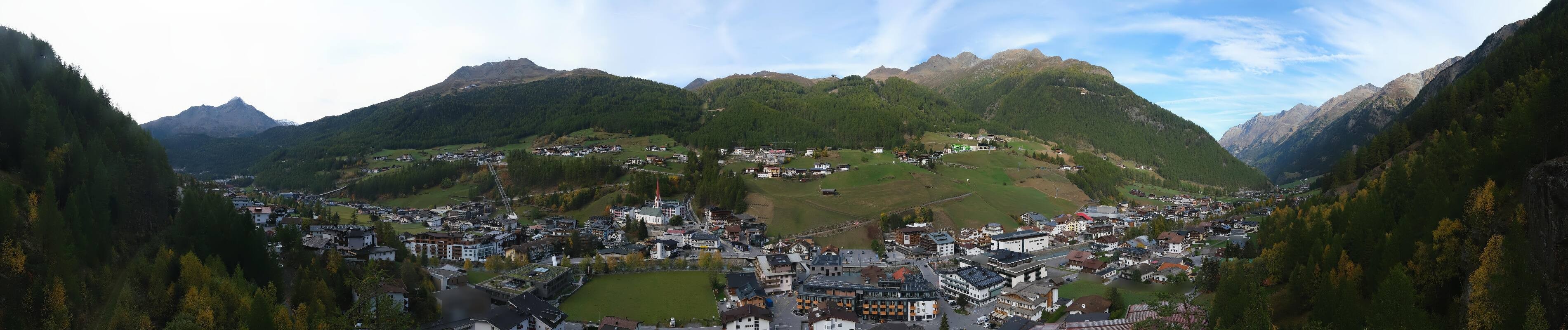 Archiv Foto Webcam Sölden - Ortspanorama