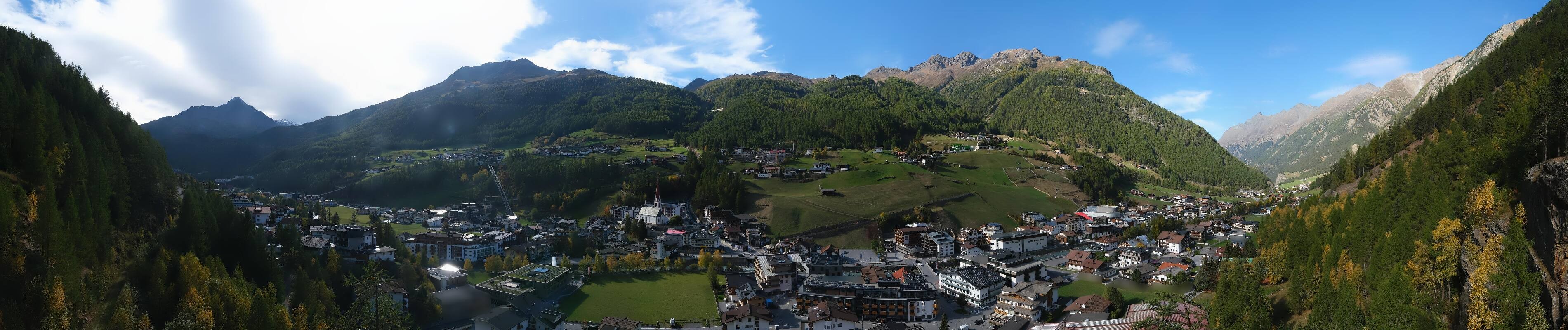 Archiv Foto Webcam Sölden - Ortspanorama
