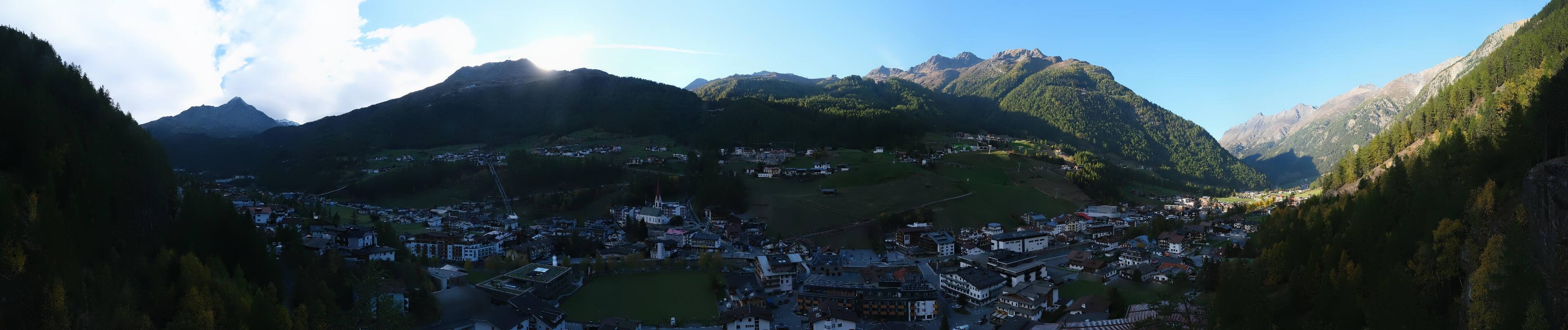Archiv Foto Webcam Sölden - Ortspanorama