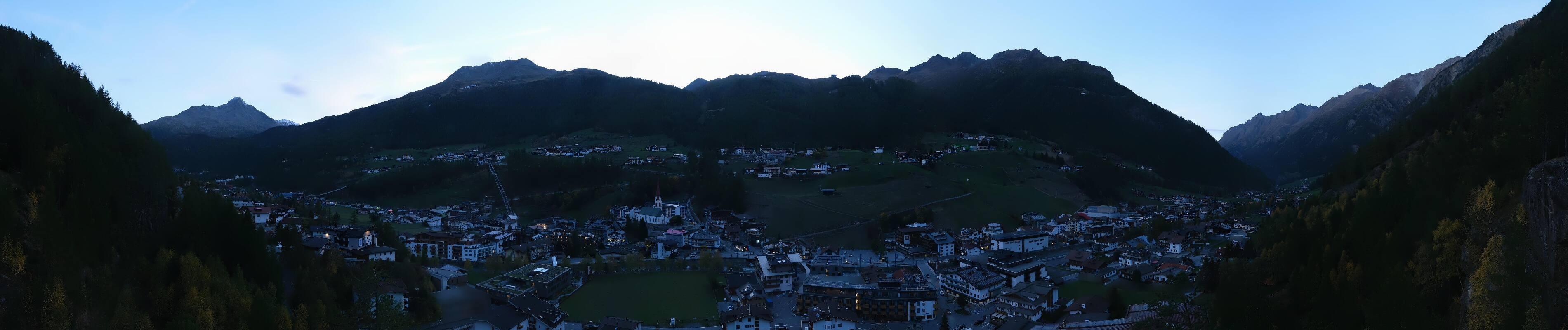 Archiv Foto Webcam Sölden - Ortspanorama