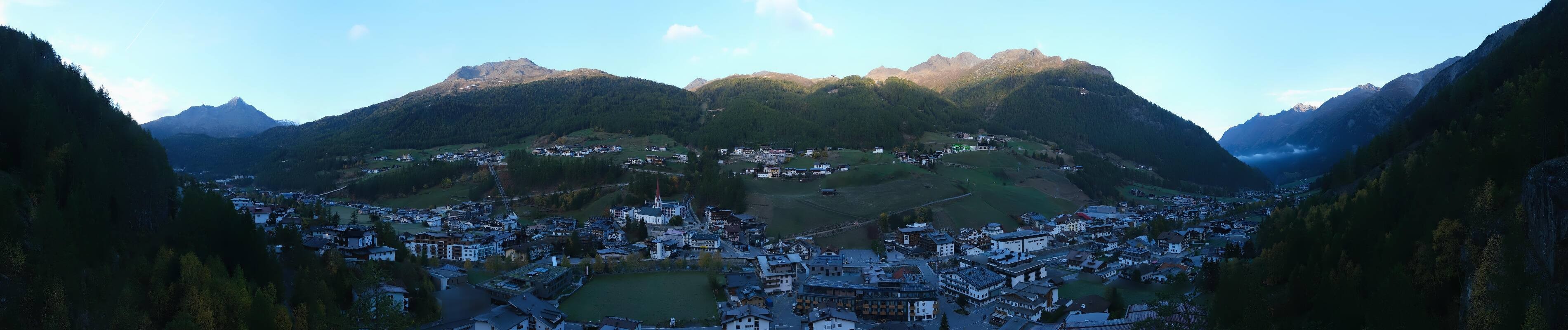 Archiv Foto Webcam Sölden - Ortspanorama