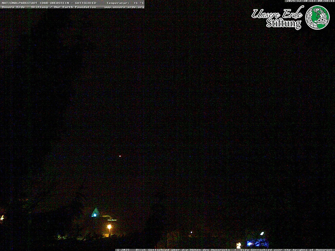 Archiv Foto Webcam Idar-Oberstein: Blick von Göttschied über die Höhen des Hunsrücks