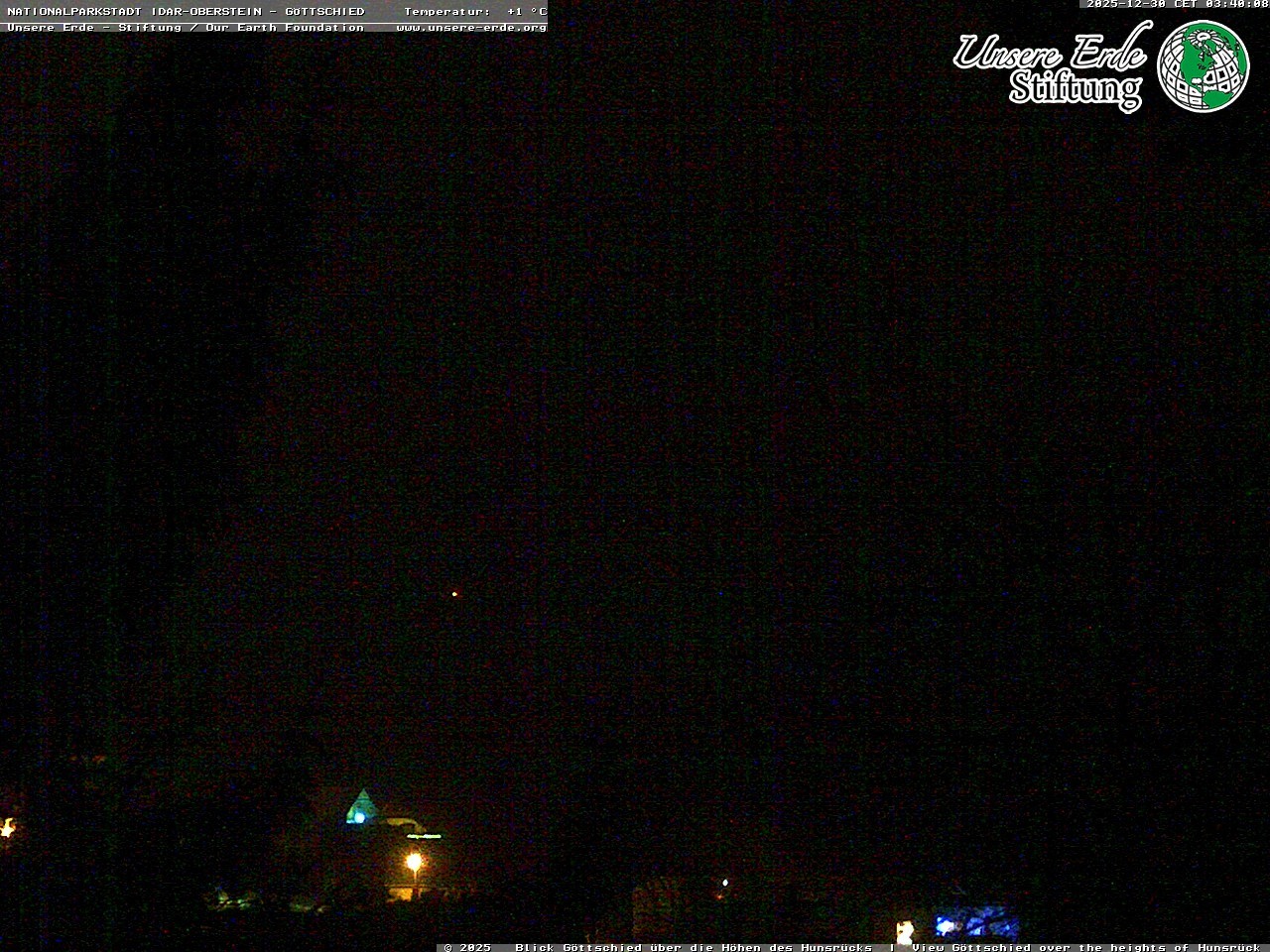 Archiv Foto Webcam Idar-Oberstein: Blick von Göttschied über die Höhen des Hunsrücks
