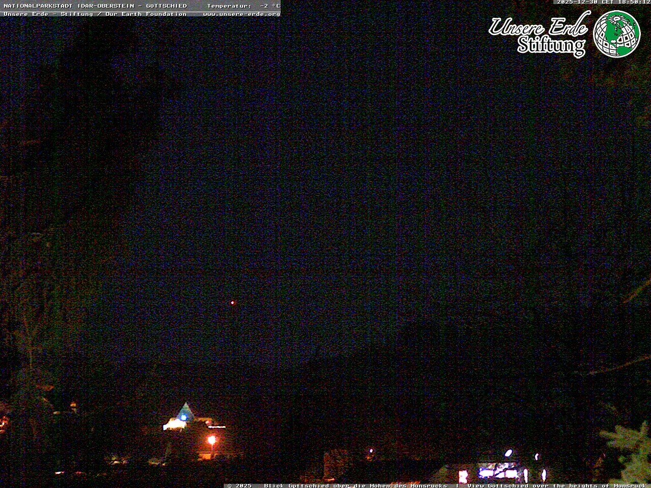 Archiv Foto Webcam Idar-Oberstein: Blick von Göttschied über die Höhen des Hunsrücks