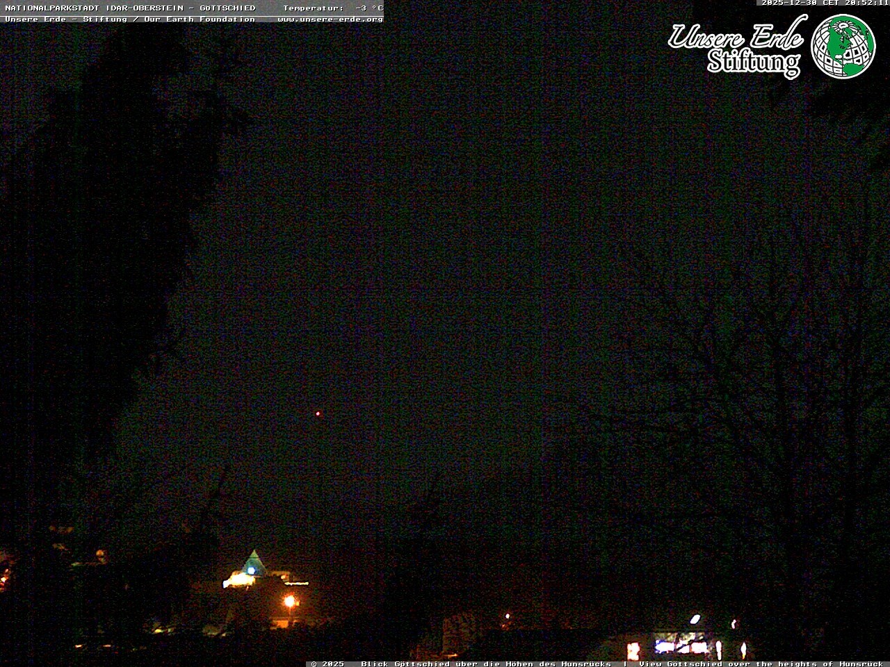 Archiv Foto Webcam Idar-Oberstein: Blick von Göttschied über die Höhen des Hunsrücks