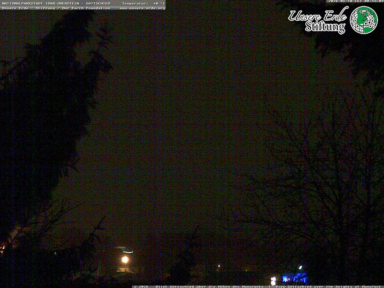 Archiv Foto Webcam Idar-Oberstein: Blick von Göttschied über die Höhen des Hunsrücks