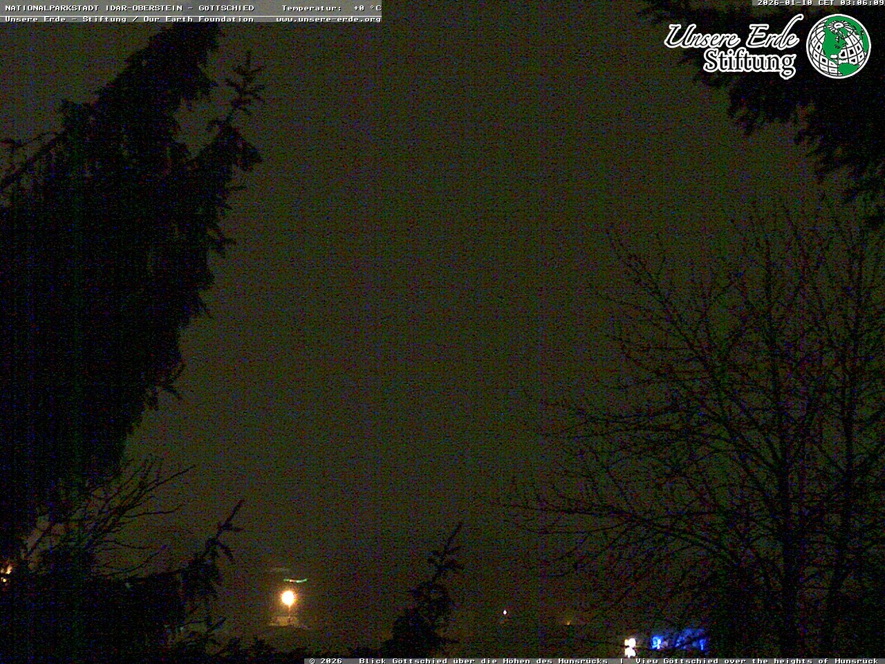 Archiv Foto Webcam Idar-Oberstein: Blick von Göttschied über die Höhen des Hunsrücks