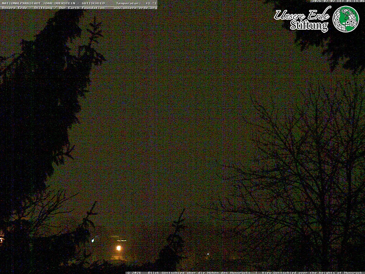 Archiv Foto Webcam Idar-Oberstein: Blick von Göttschied über die Höhen des Hunsrücks