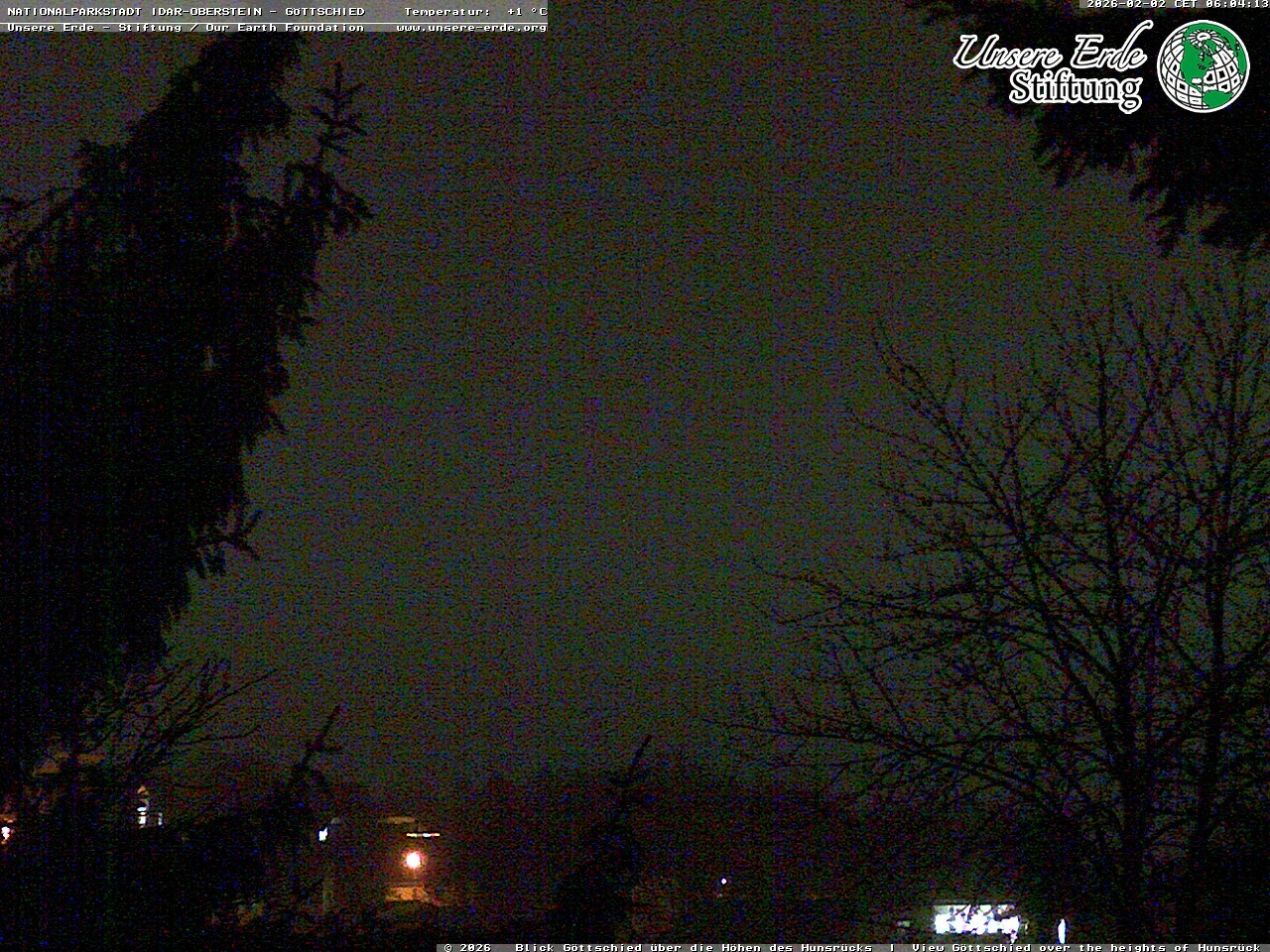 Archiv Foto Webcam Idar-Oberstein: Blick von Göttschied über die Höhen des Hunsrücks