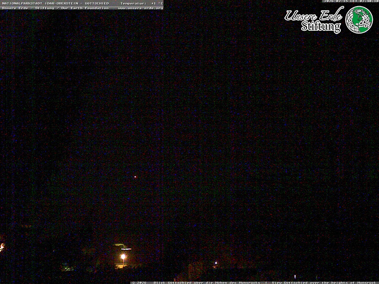 Archiv Foto Webcam Idar-Oberstein: Blick von Göttschied über die Höhen des Hunsrücks
