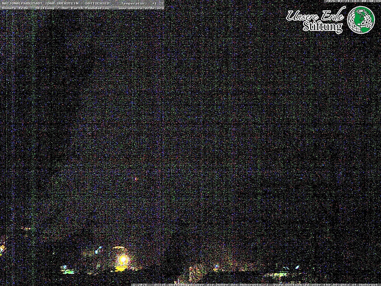 Archiv Foto Webcam Idar-Oberstein: Blick von Göttschied über die Höhen des Hunsrücks