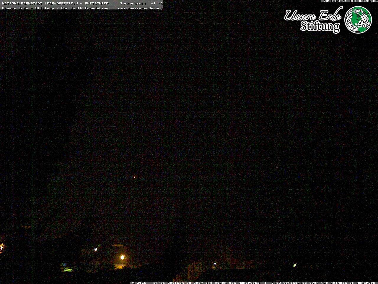 Archiv Foto Webcam Idar-Oberstein: Blick von Göttschied über die Höhen des Hunsrücks