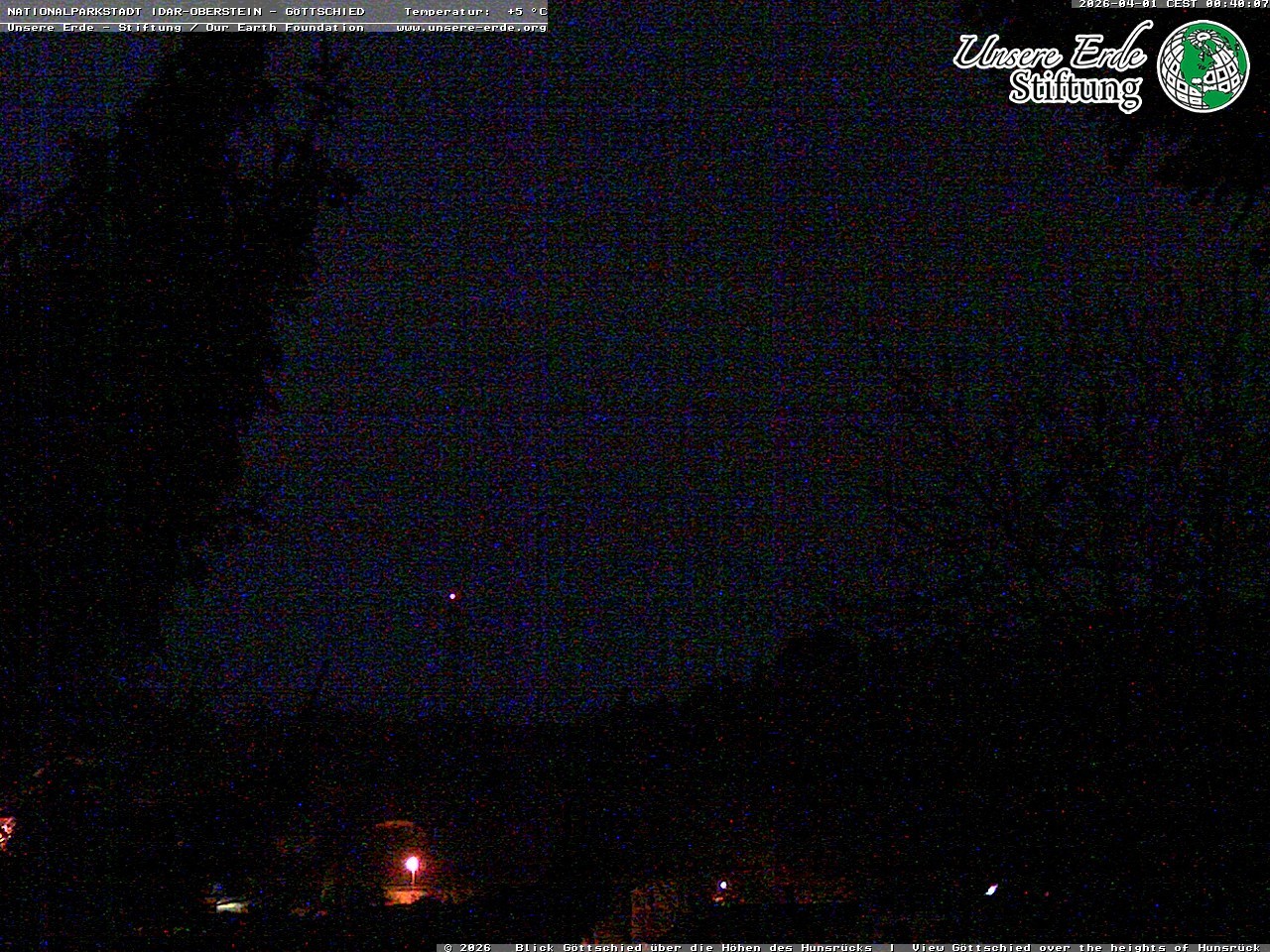 Archiv Foto Webcam Idar-Oberstein: Blick von Göttschied über die Höhen des Hunsrücks