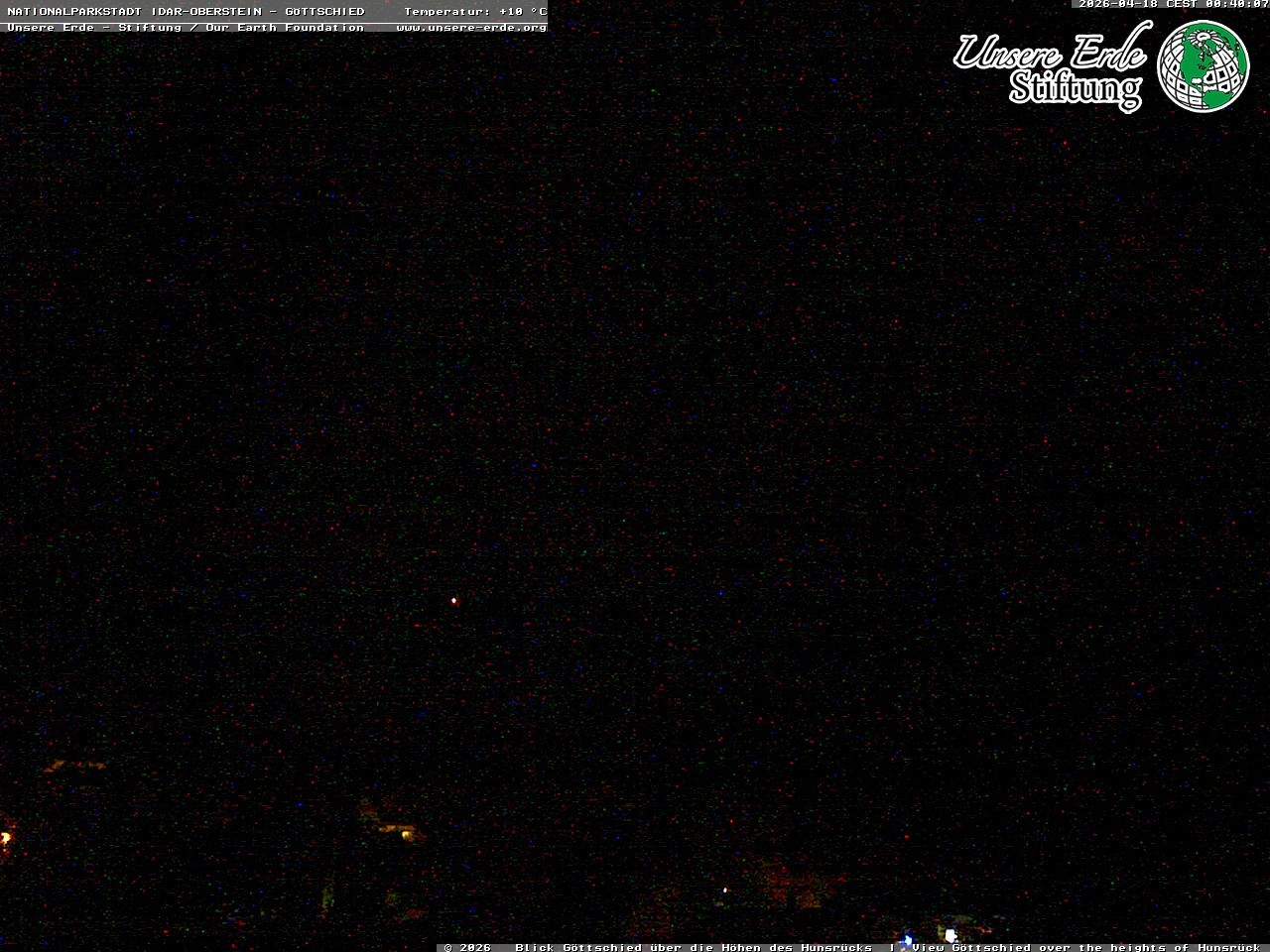 Archiv Foto Webcam Idar-Oberstein: Blick von Göttschied über die Höhen des Hunsrücks