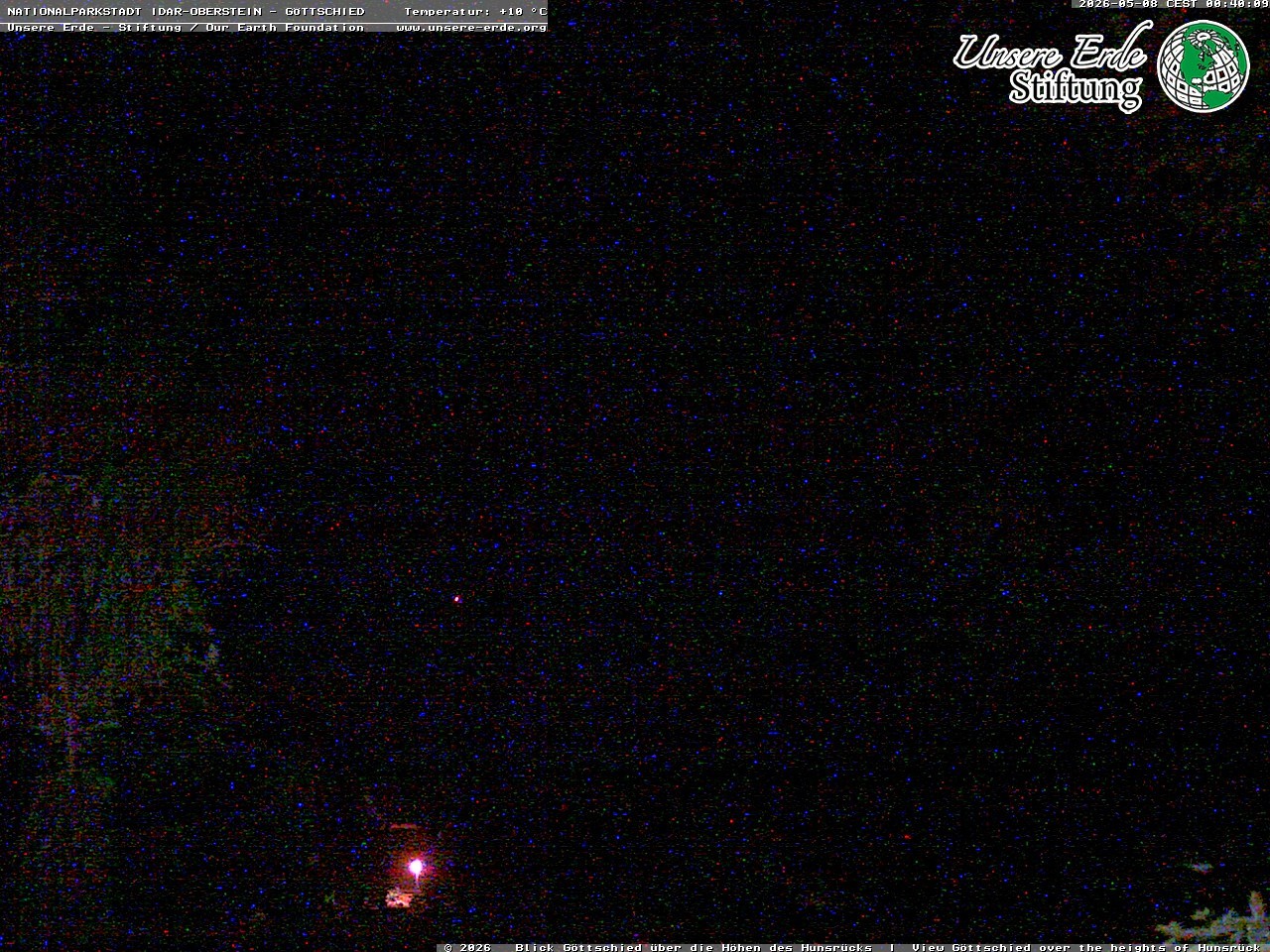 Archiv Foto Webcam Idar-Oberstein: Blick von Göttschied über die Höhen des Hunsrücks
