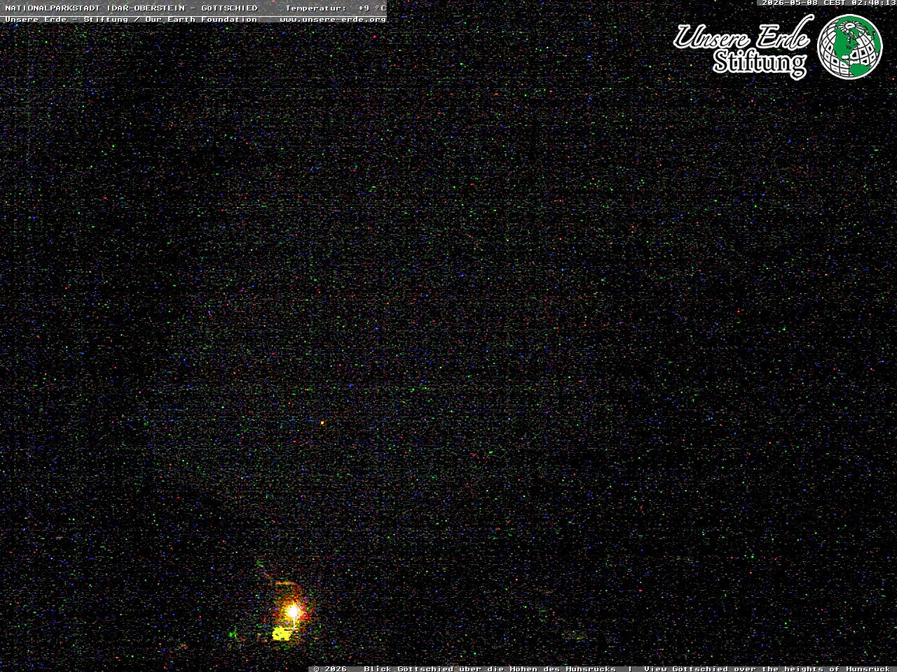 Archiv Foto Webcam Idar-Oberstein: Blick von Göttschied über die Höhen des Hunsrücks