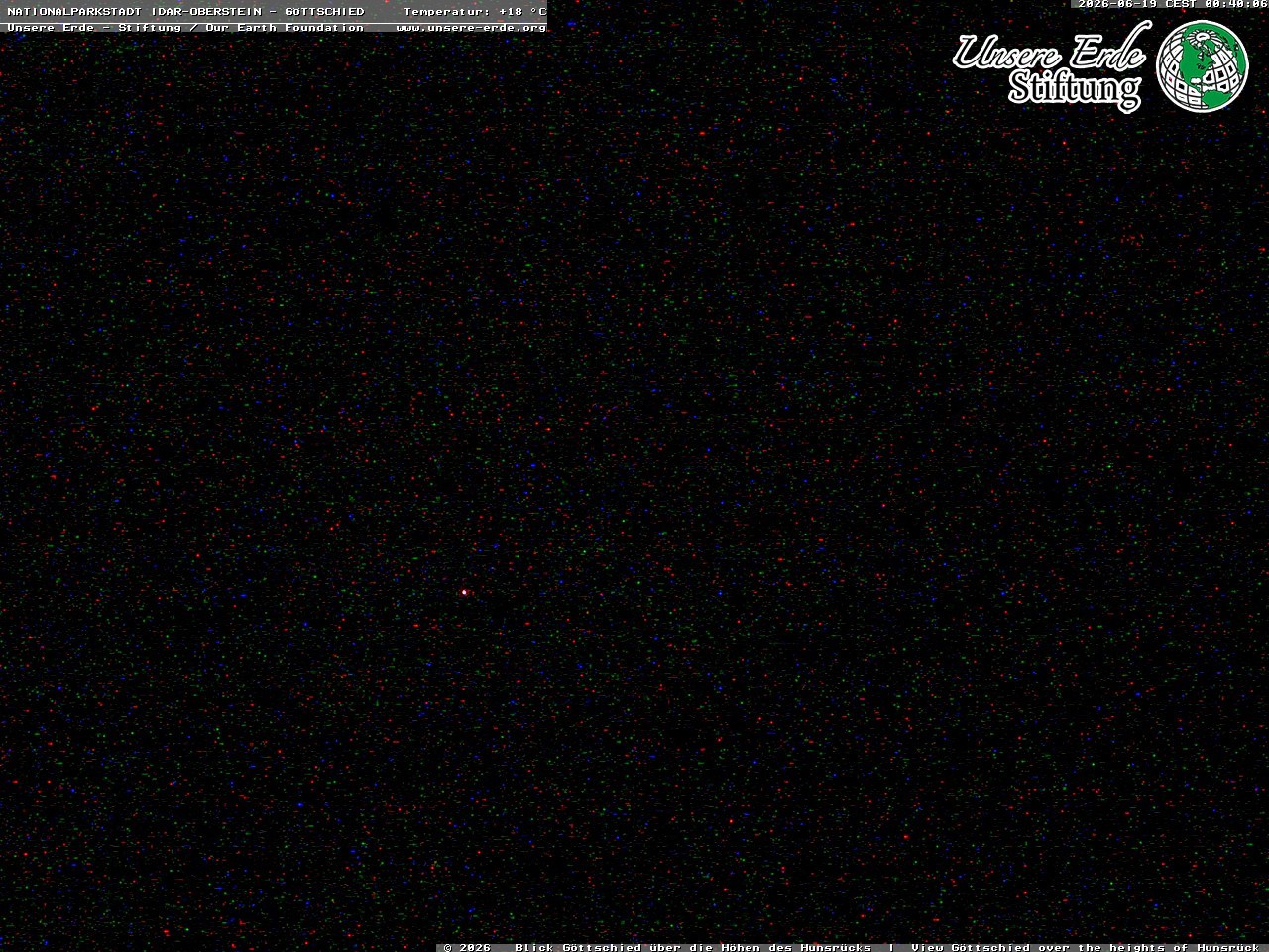 Archiv Foto Webcam Idar-Oberstein: Blick von Göttschied über die Höhen des Hunsrücks