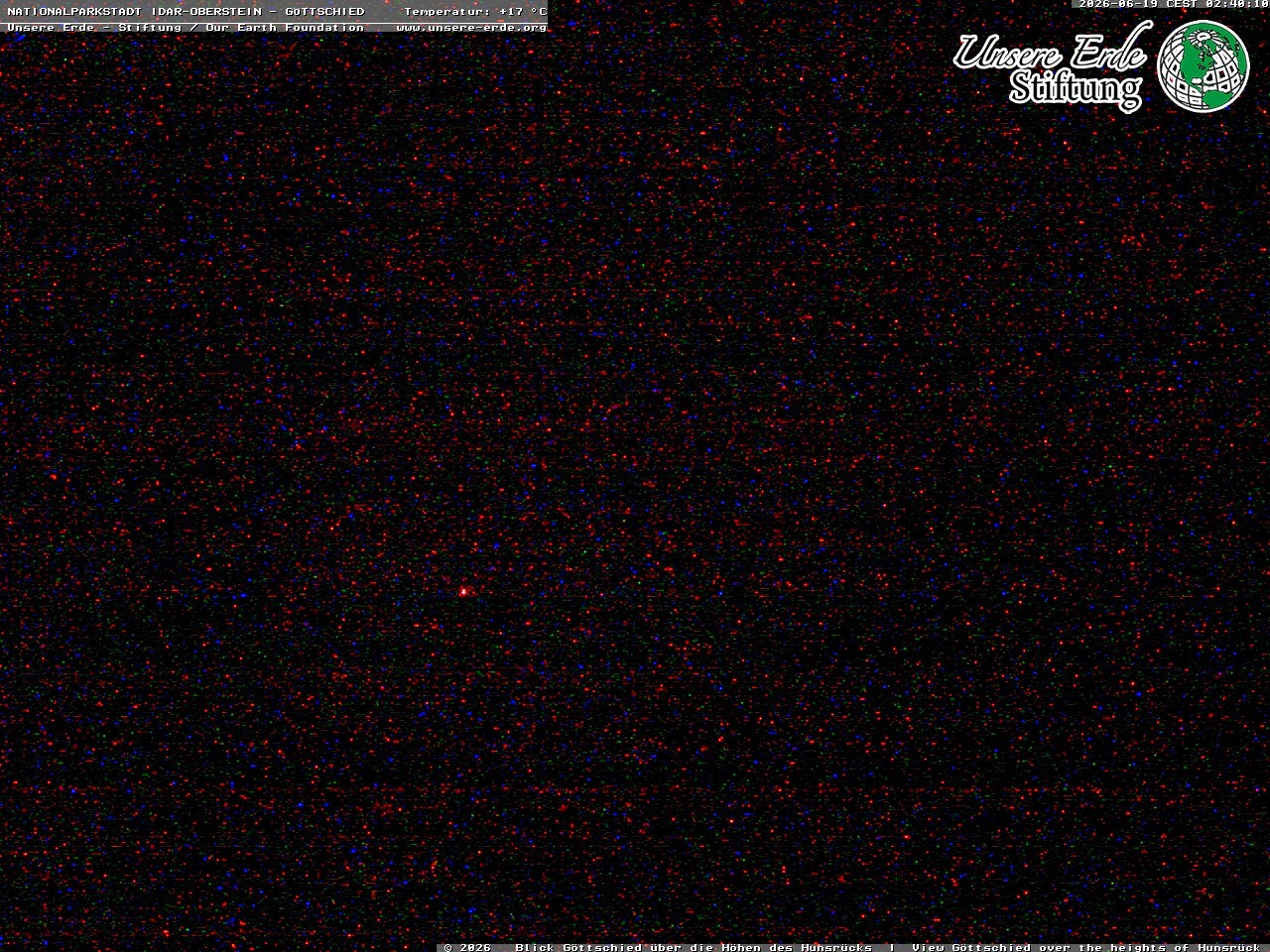 Archiv Foto Webcam Idar-Oberstein: Blick von Göttschied über die Höhen des Hunsrücks