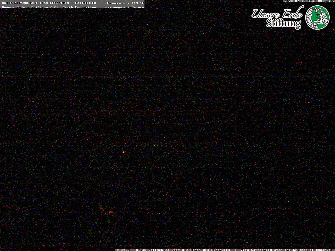 Archiv Foto Webcam Idar-Oberstein: Blick von Göttschied über die Höhen des Hunsrücks