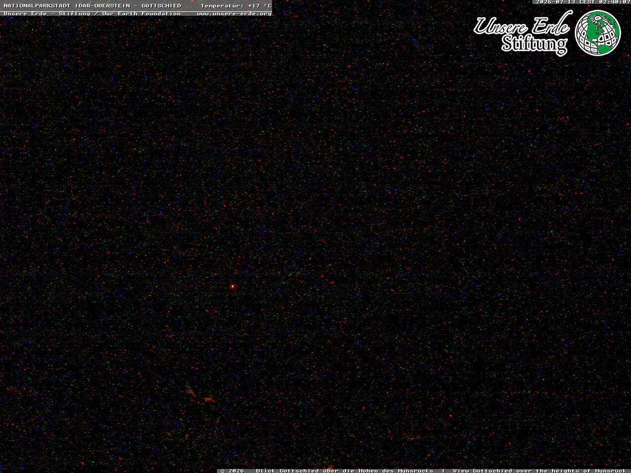 Archiv Foto Webcam Idar-Oberstein: Blick von Göttschied über die Höhen des Hunsrücks
