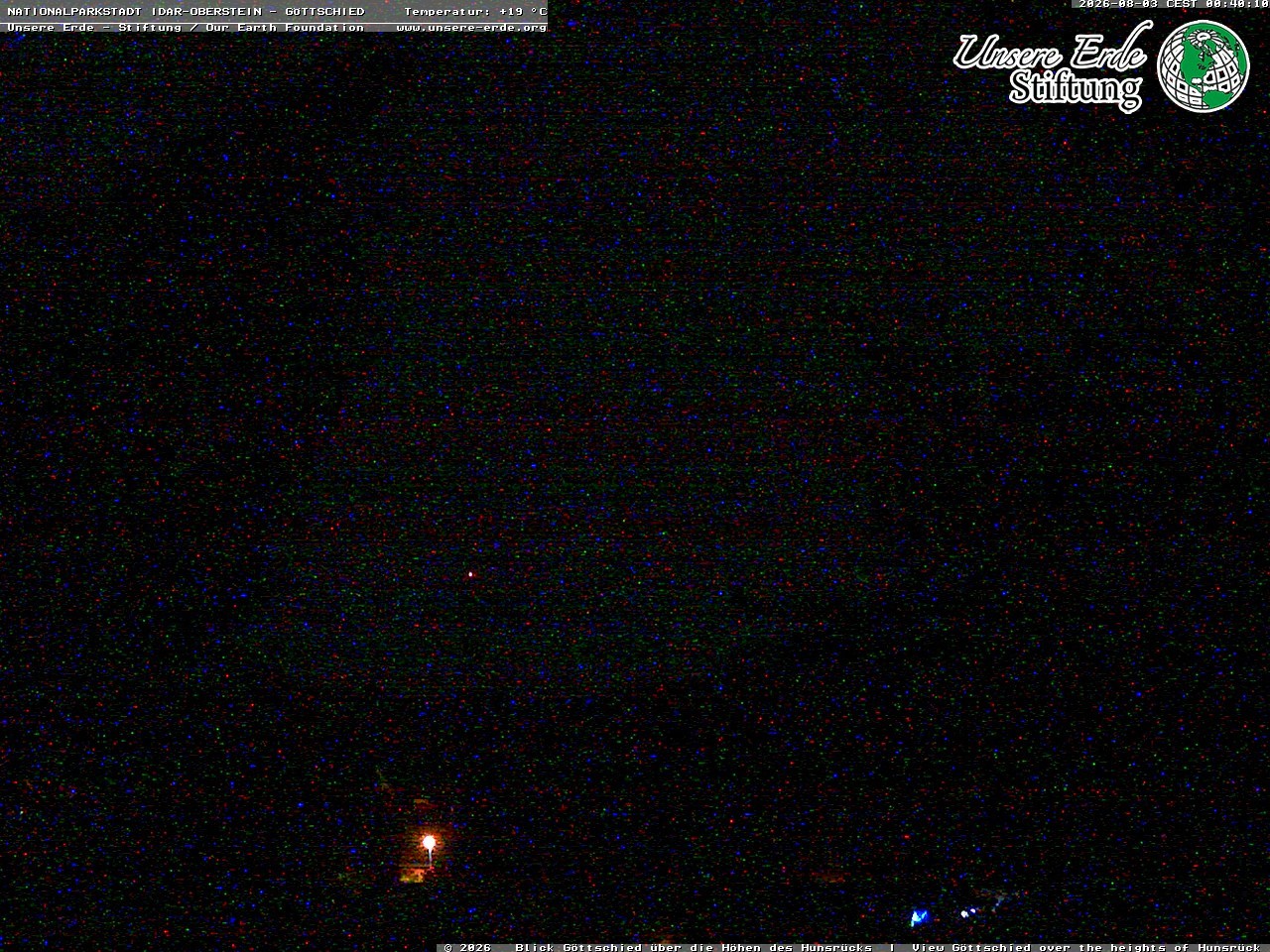 Archiv Foto Webcam Idar-Oberstein: Blick von Göttschied über die Höhen des Hunsrücks
