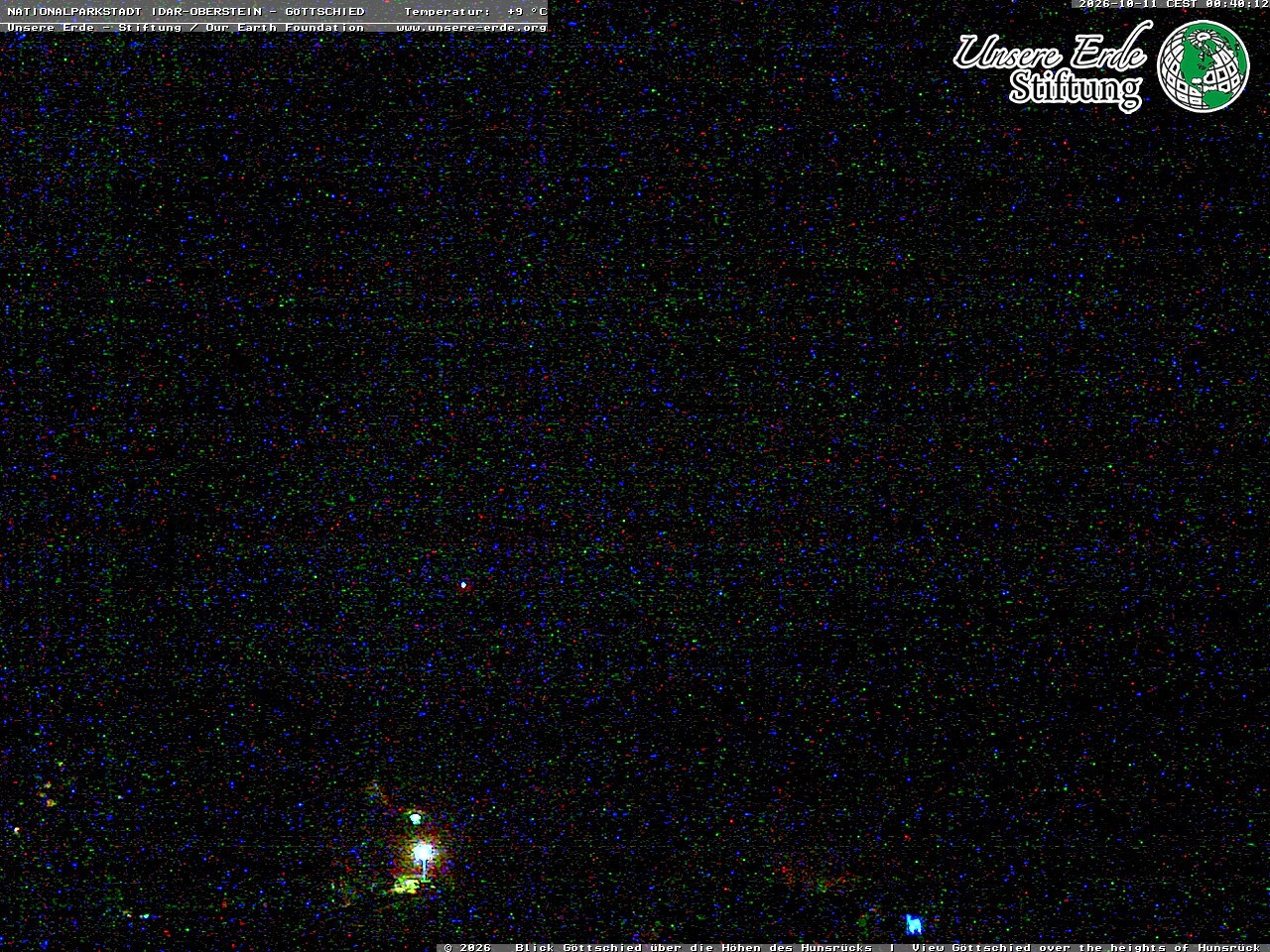 Archiv Foto Webcam Idar-Oberstein: Blick von Göttschied über die Höhen des Hunsrücks