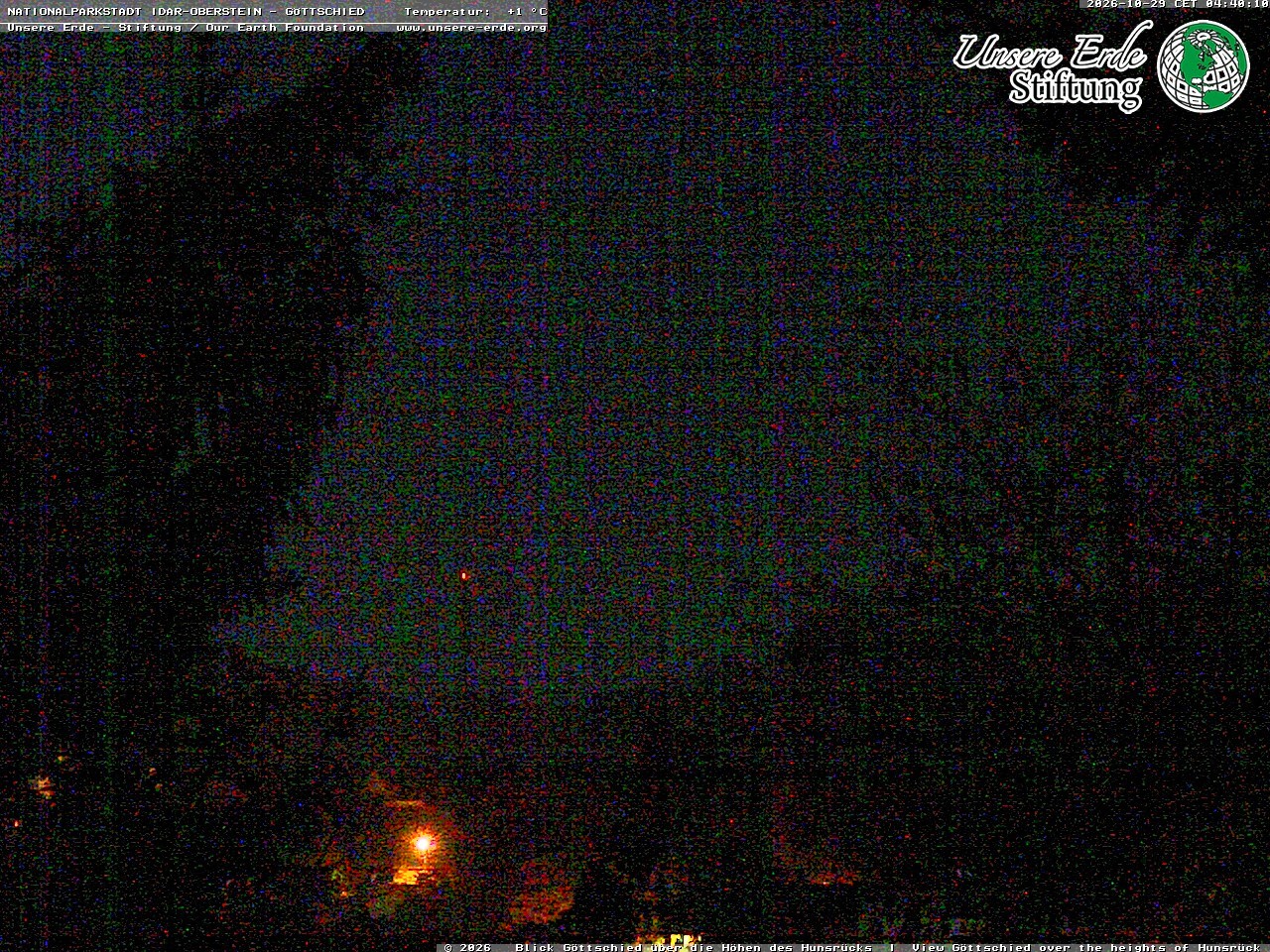 Archiv Foto Webcam Idar-Oberstein: Blick von Göttschied über die Höhen des Hunsrücks