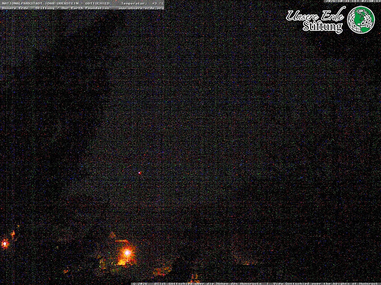Archiv Foto Webcam Idar-Oberstein: Blick von Göttschied über die Höhen des Hunsrücks