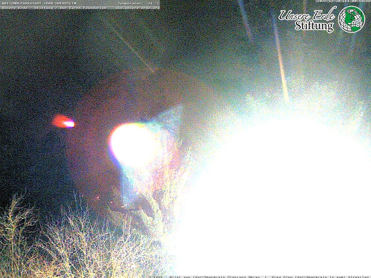 Archiv Foto Webcam Idar-Oberstein: Blick Richtung Osten