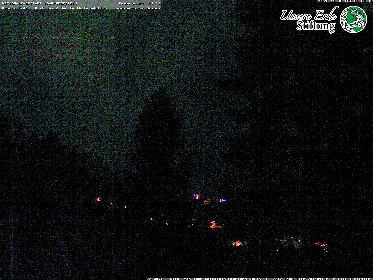 Archiv Foto Webcam Idar-Oberstein: Blick Richtung Osten