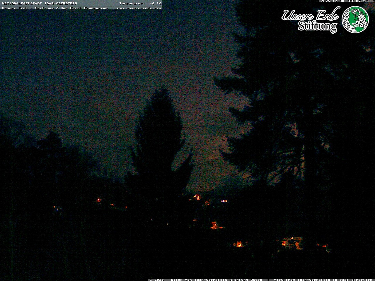 Archiv Foto Webcam Idar-Oberstein: Blick Richtung Osten