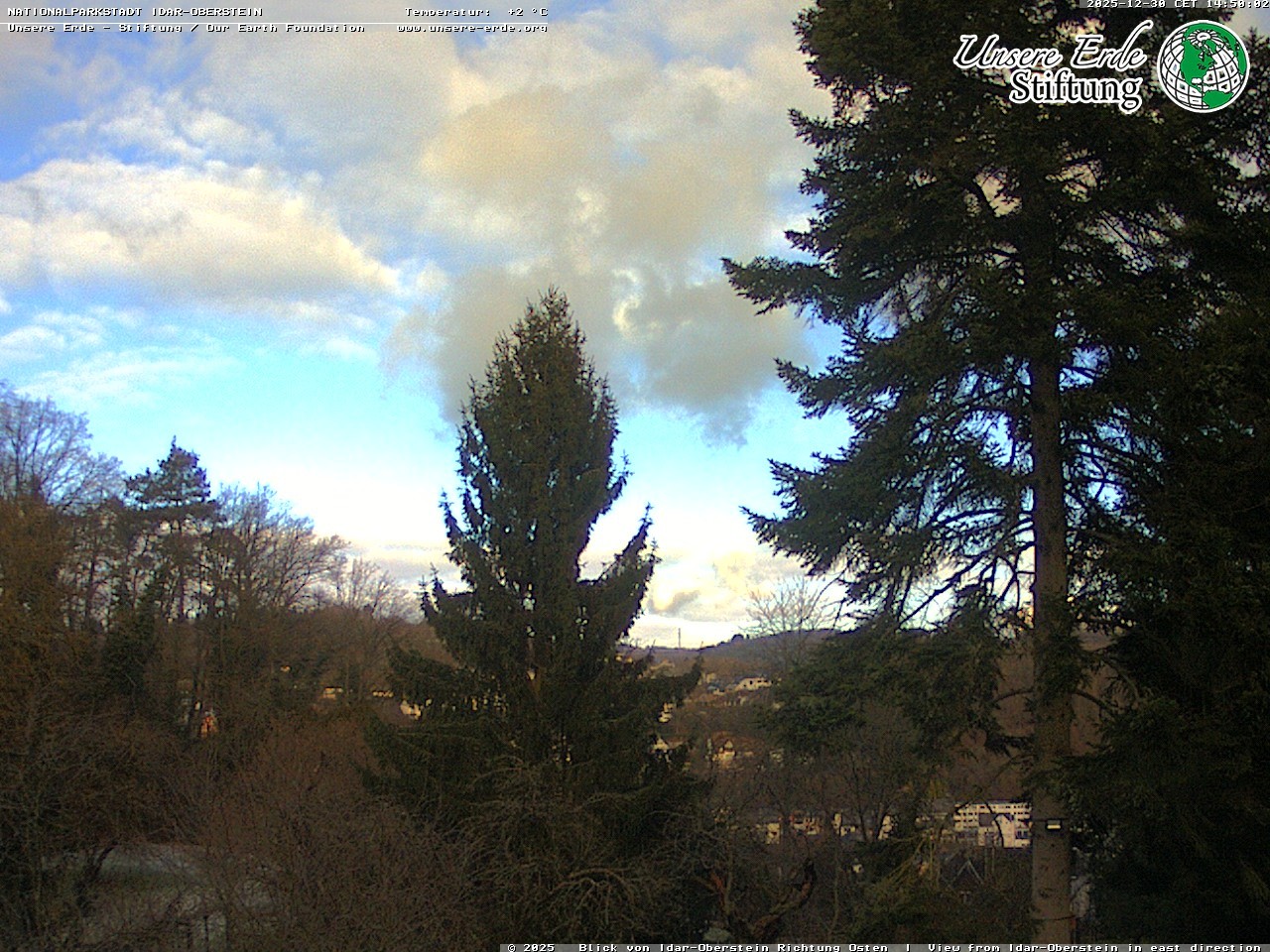 Archiv Foto Webcam Idar-Oberstein: Blick Richtung Osten