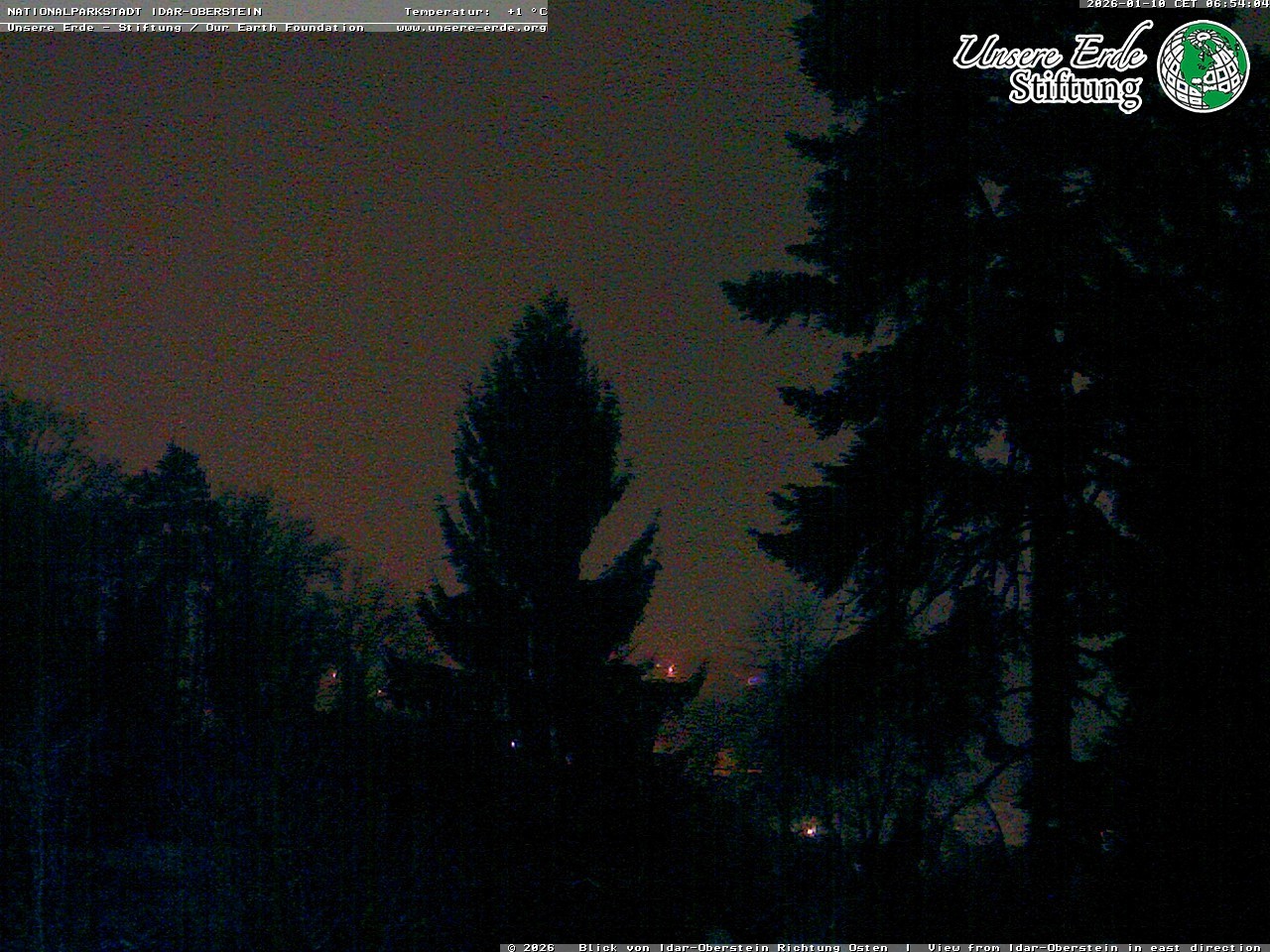 Archiv Foto Webcam Idar-Oberstein: Blick Richtung Osten