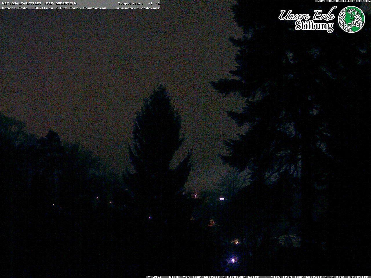 Archiv Foto Webcam Idar-Oberstein: Blick Richtung Osten