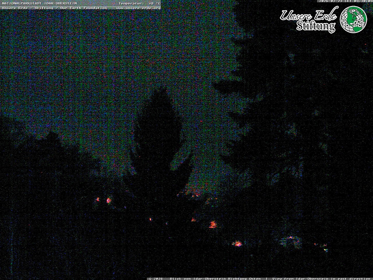 Archiv Foto Webcam Idar-Oberstein: Blick Richtung Osten