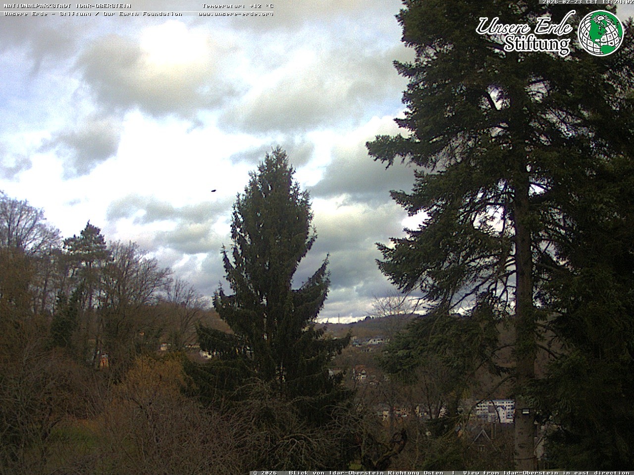 Archiv Foto Webcam Idar-Oberstein: Blick Richtung Osten