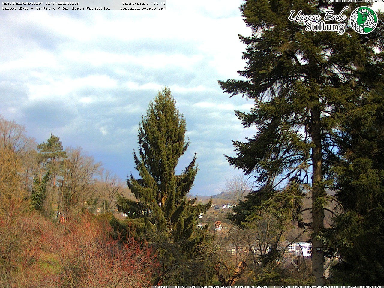 Archiv Foto Webcam Idar-Oberstein: Blick Richtung Osten
