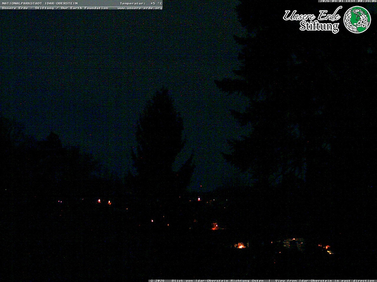 Archiv Foto Webcam Idar-Oberstein: Blick Richtung Osten