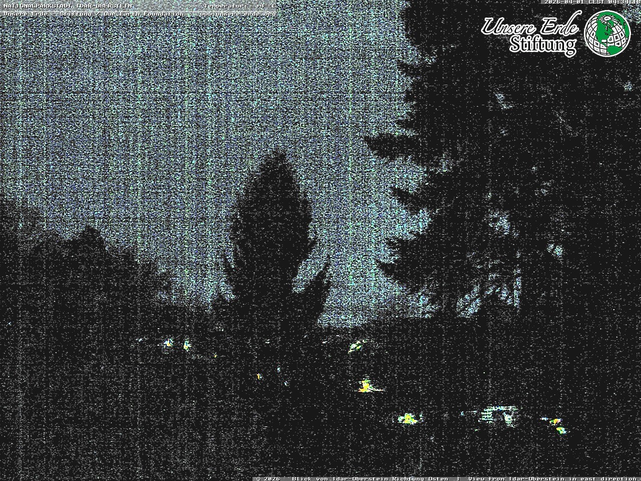 Archiv Foto Webcam Idar-Oberstein: Blick Richtung Osten