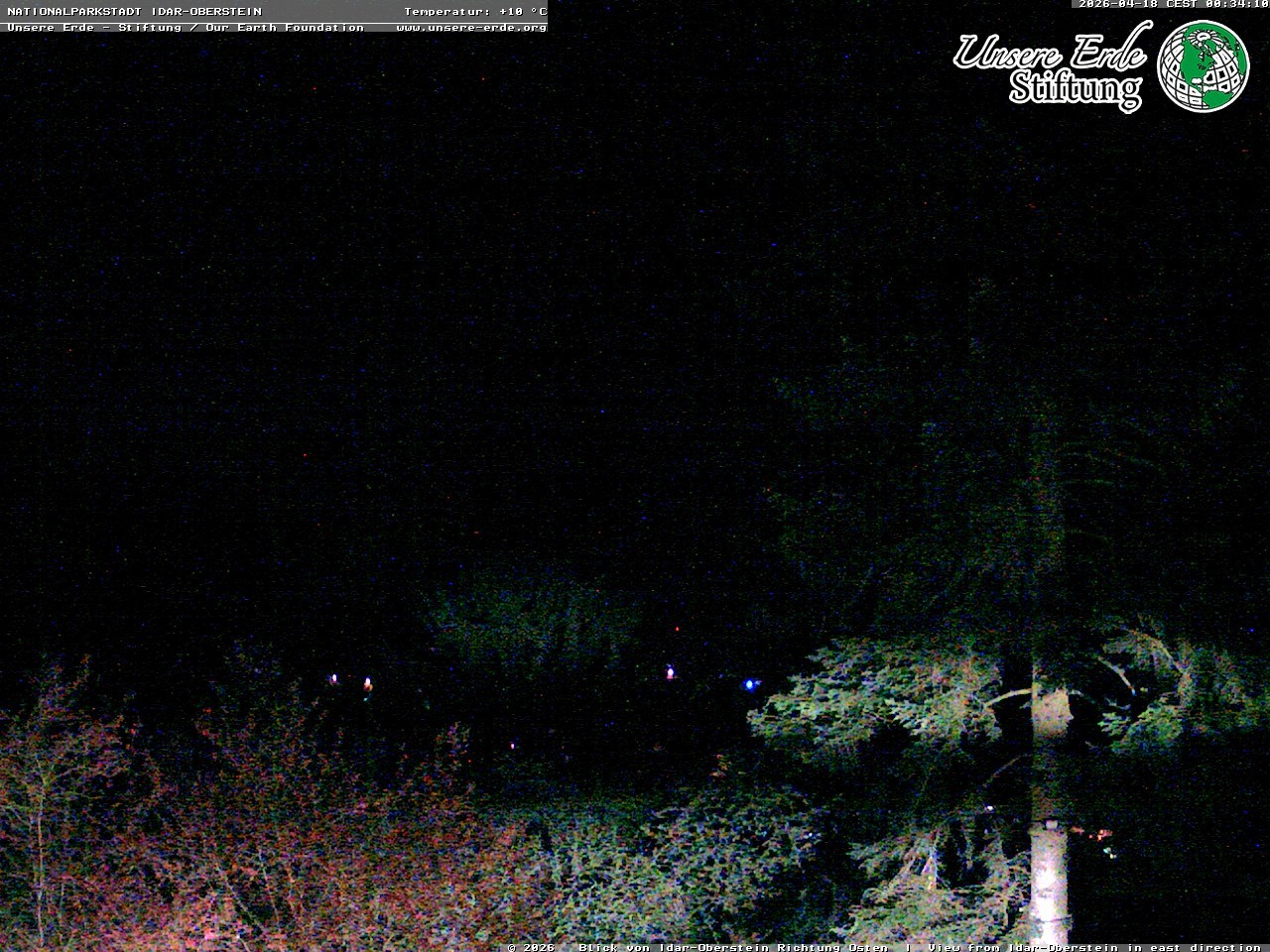 Archiv Foto Webcam Idar-Oberstein: Blick Richtung Osten