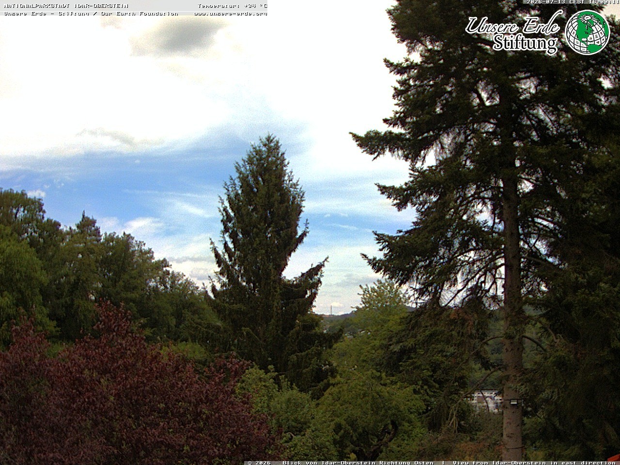 Archived image Webcam City of Idar-Oberstein