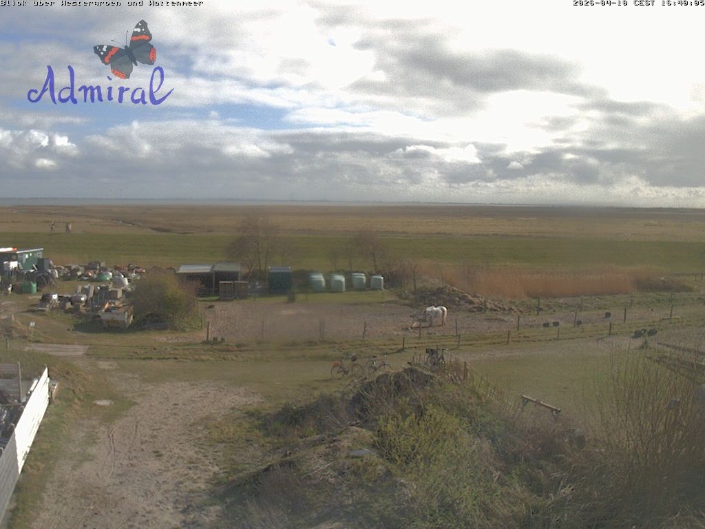 Archiv Foto Webcam Spiekeroog: Haus Admiral