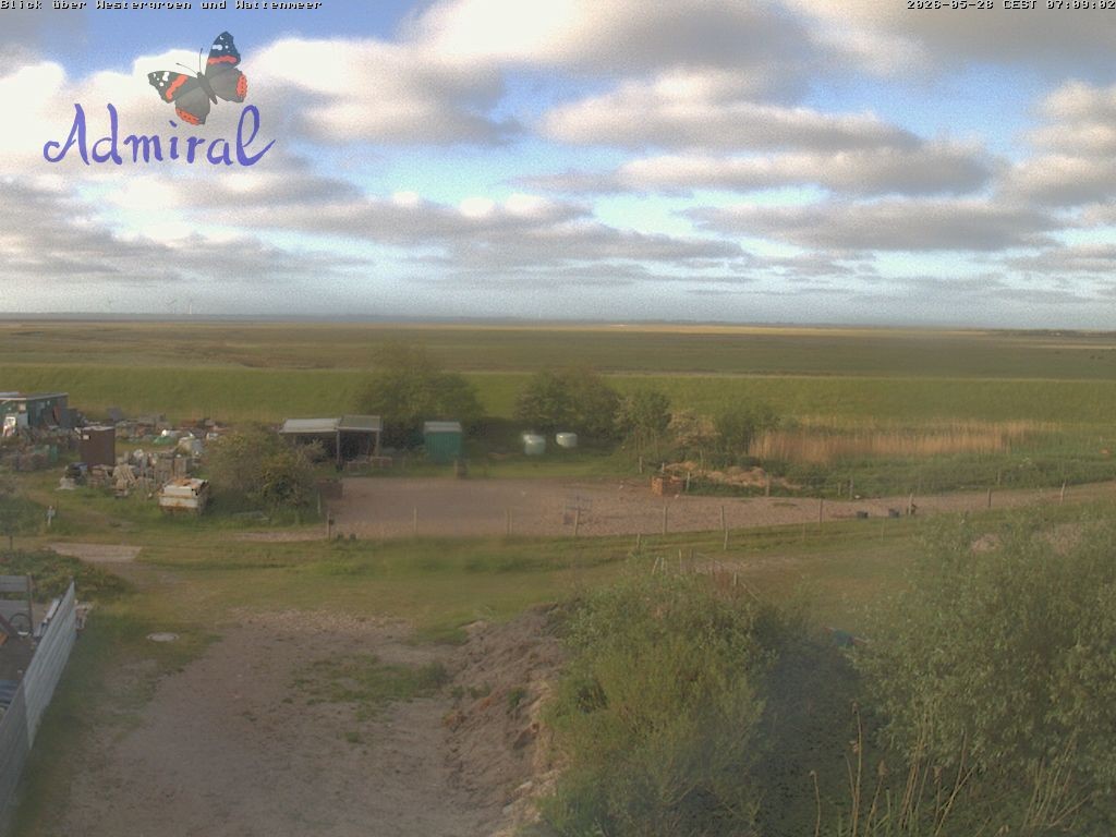 Archiv Foto Webcam Spiekeroog: Haus Admiral