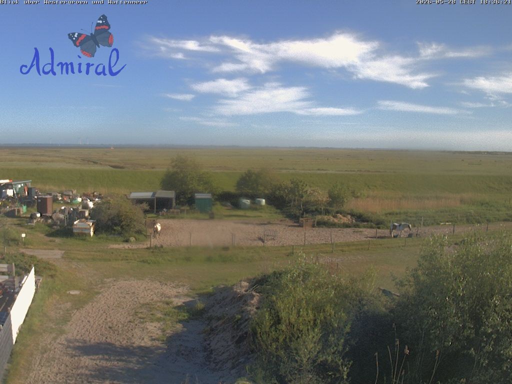 Archiv Foto Webcam Spiekeroog: Haus Admiral