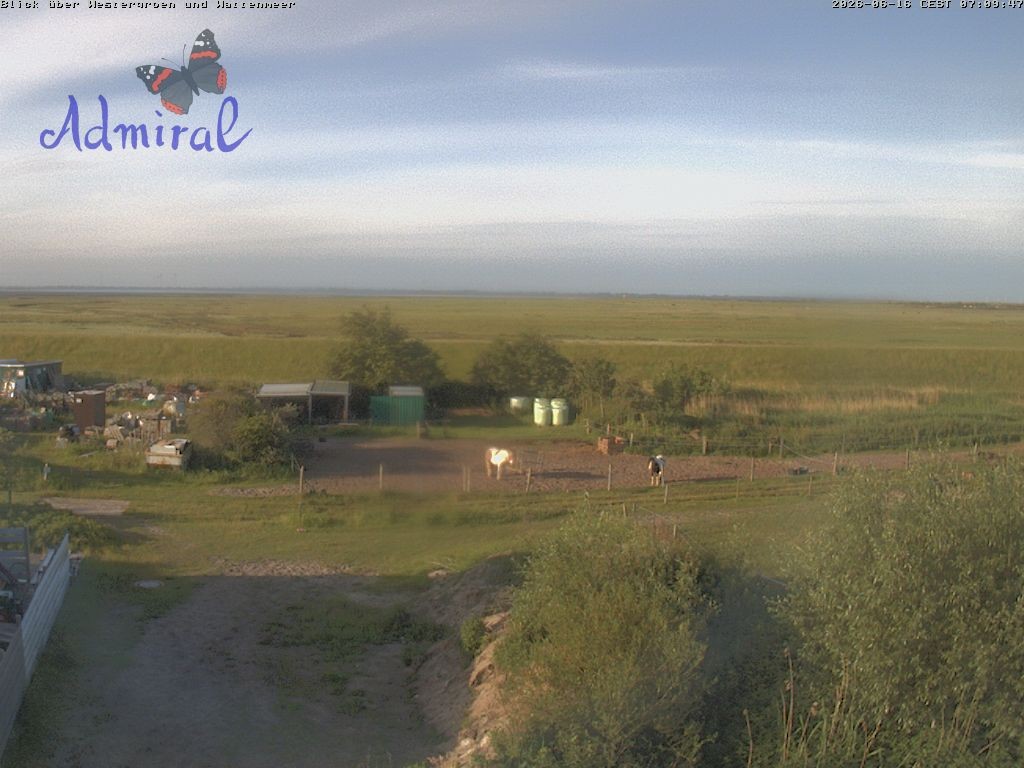 Archiv Foto Webcam Spiekeroog: Haus Admiral