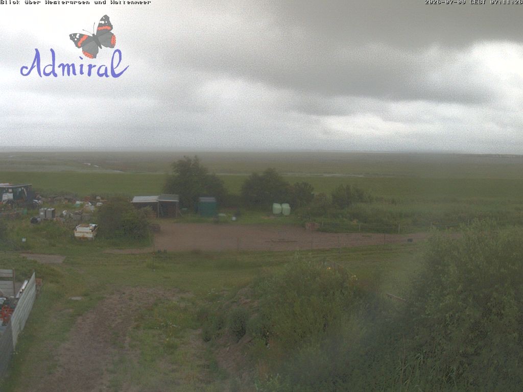 Archiv Foto Webcam Spiekeroog: Haus Admiral