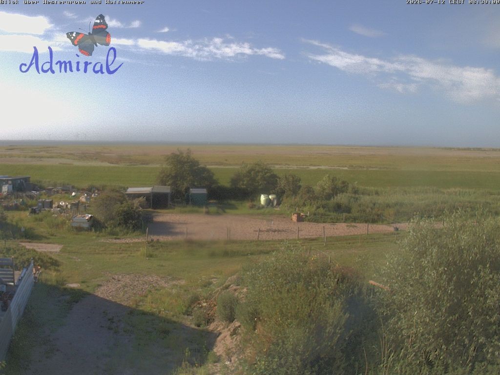 Archived image Webcam Spiekeroog: House Admiral