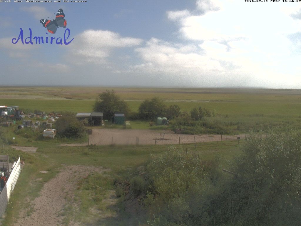 Archived image Webcam Spiekeroog: House Admiral